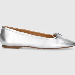 Aeyde Damen Ballerinas DEFLINA Kalbsleder silber
