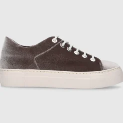AGL Attilio Giusti Leombruni Damen Damenschuhe D925282 Samt grau-kombi