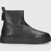 AGL Attilio Giusti Leombruni Damen Stiefeletten D946500 Kalbsleder schwarz