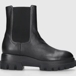 AGL Attilio Giusti Leombruni Damen Stiefeletten D756591 Kalbsleder schwarz