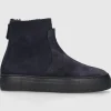 AGL Attilio Giusti Leombruni Damen Damenschuhe D925510 Veloursleder blau-kombi