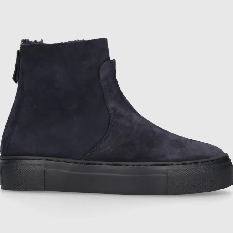 AGL Attilio Giusti Leombruni Damen Damenschuhe D925510 Veloursleder blau-kombi