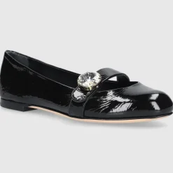 AGL Attilio Giusti Leombruni Damen BALLERINA D544040PCPIUME0000 SCHWARZ