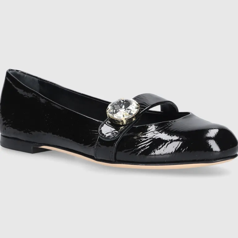 AGL Attilio Giusti Leombruni Damen BALLERINA D544040PCPIUME0000 SCHWARZ