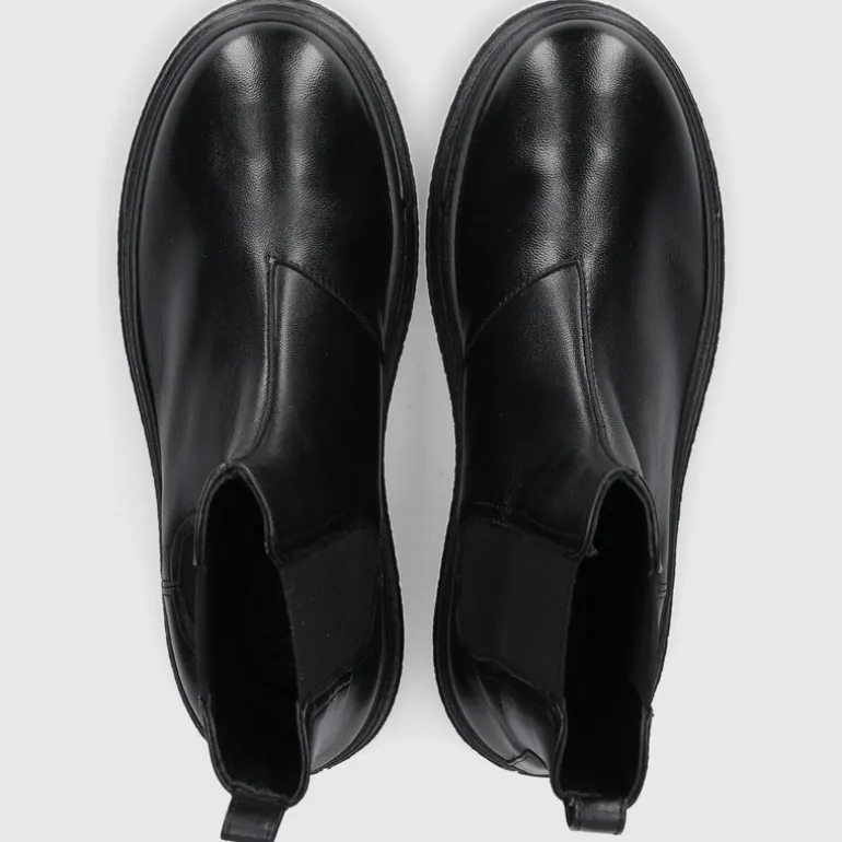 AGL Attilio Giusti Leombruni Damen Chelsea Boots D946504 Kalbsleder schwarz