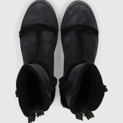 AGL Attilio Giusti Leombruni Damen Stiefeletten D925569 Veloursleder schwarz