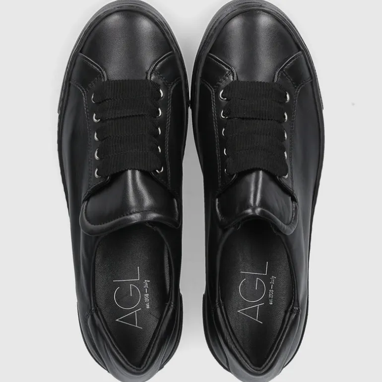 AGL Attilio Giusti Leombruni Damen Sneaker low D925278 Kalbsleder schwarz