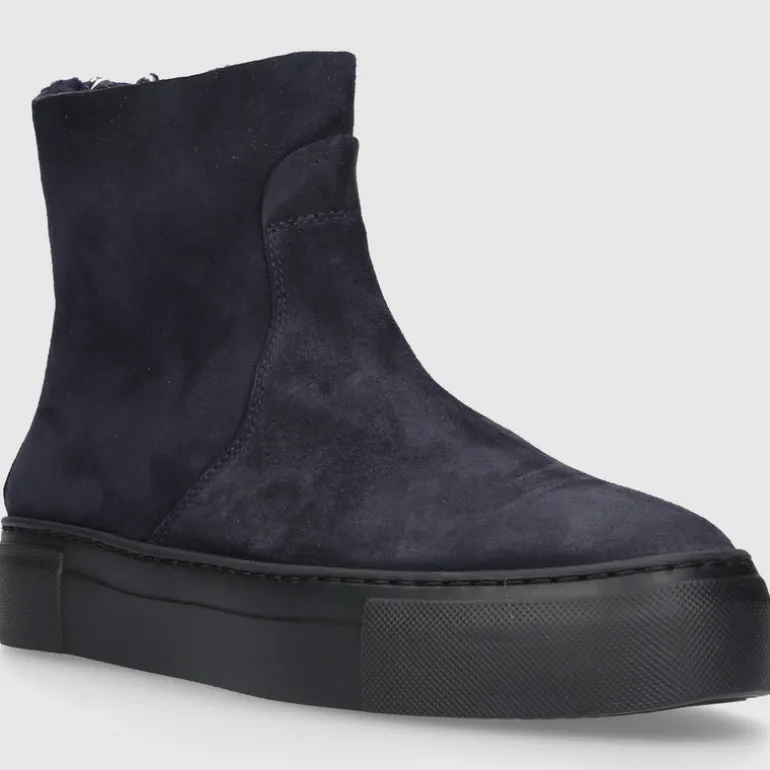 AGL Attilio Giusti Leombruni Damen Damenschuhe D925510 Veloursleder blau-kombi