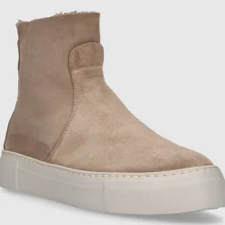 AGL Attilio Giusti Leombruni Damen Stiefeletten D925510 Veloursleder taupe