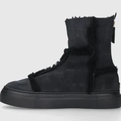 AGL Attilio Giusti Leombruni Damen Stiefeletten D925569 Veloursleder schwarz