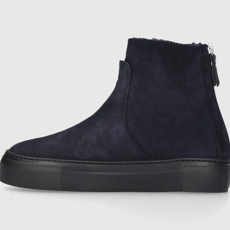 AGL Attilio Giusti Leombruni Damen Damenschuhe D925510 Veloursleder blau-kombi