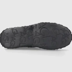 AGL Attilio Giusti Leombruni Damen Plateaustiefeletten D776507 Kalbsleder schwarz