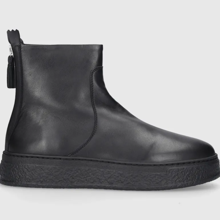 AGL Attilio Giusti Leombruni Damen Stiefeletten D946500 Kalbsleder schwarz