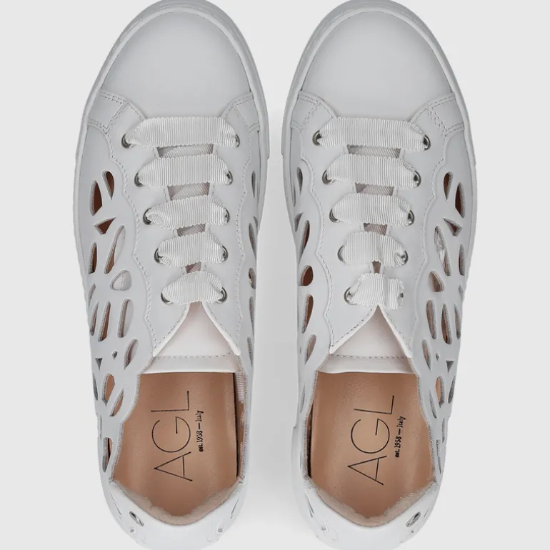 AGL Attilio Giusti Leombruni Damen SNEAKER D925249PGKV187C944 WEISS