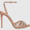 Aquazzura Damen Sandalen TEQUILA 105 Kalbsleder