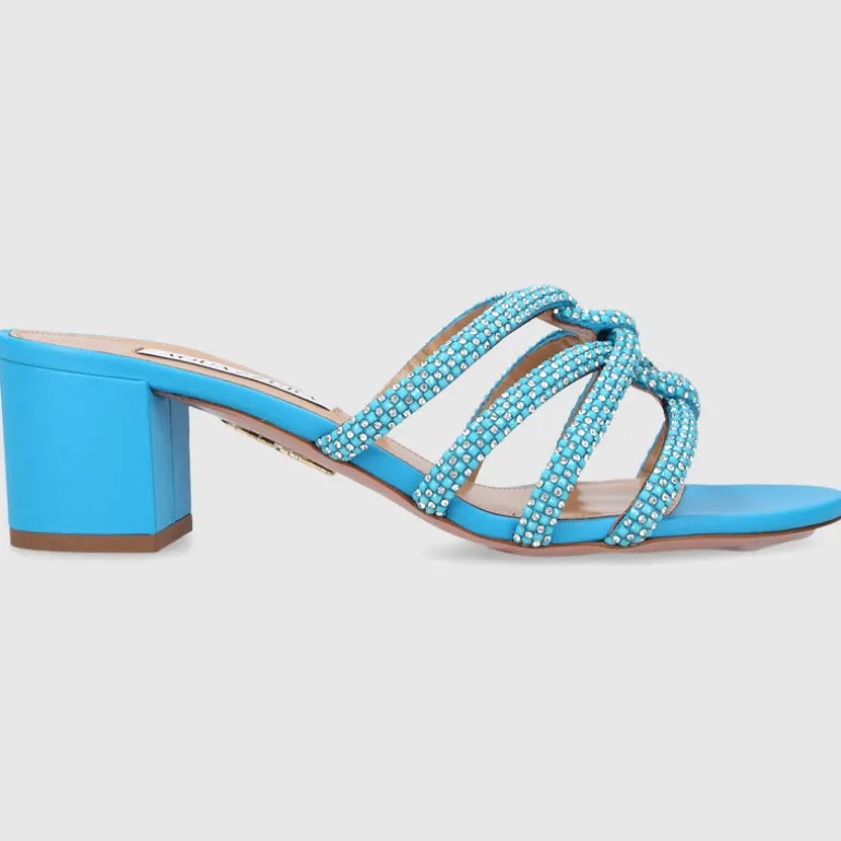 Aquazzura Damen Sandalen MOONDUST 50 Kalbsleder
