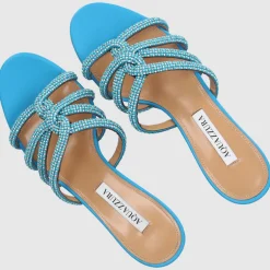 Aquazzura Damen Sandalen MOONDUST 50 Kalbsleder