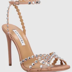 Aquazzura Damen Sandalen TEQUILA 105 Kalbsleder