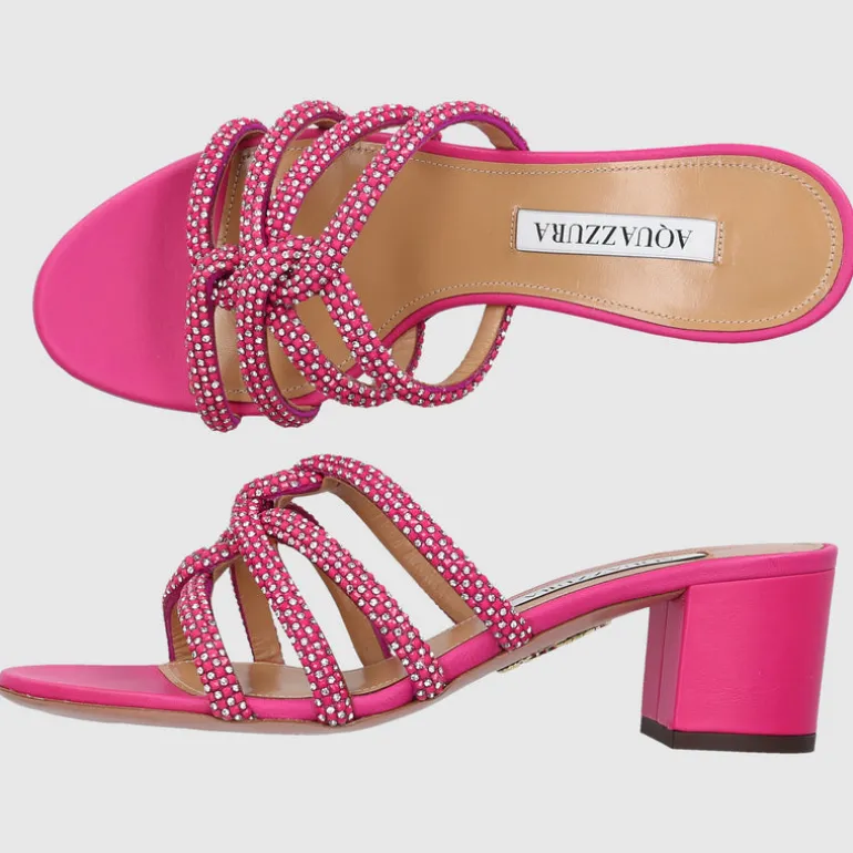 Aquazzura Damen Sandalen MOONDUST Kalbsleder