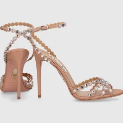Aquazzura Damen Sandalen TEQUILA 105 Kalbsleder