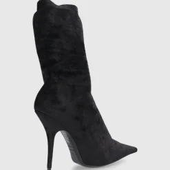Balenciaga Damen Stiefeletten KNIFE Samt