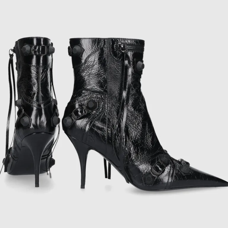 Balenciaga Damen Stiefeletten CAGOLE Kalbsleder