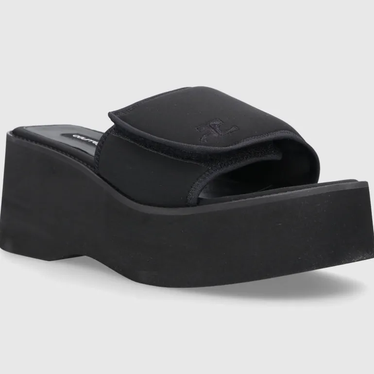 COURRÈGES Damen Plateausandalen SCUBA WAVE Textil