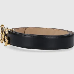 Dolce & Gabbana Damen Gürtel DG Kalbsleder