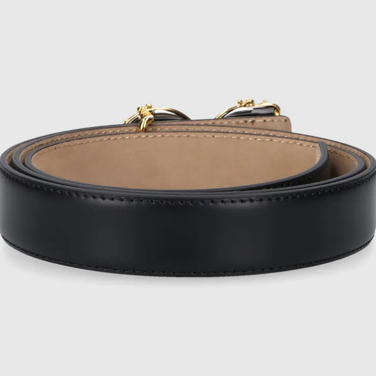 Dolce & Gabbana Damen Gürtel DG Kalbsleder