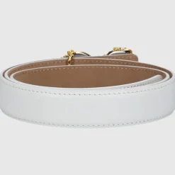Dolce & Gabbana Damen Gürtel DG Kalbsleder