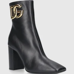 Dolce & Gabbana Damen Klassische Stiefeletten JACKIE Kalbsleder