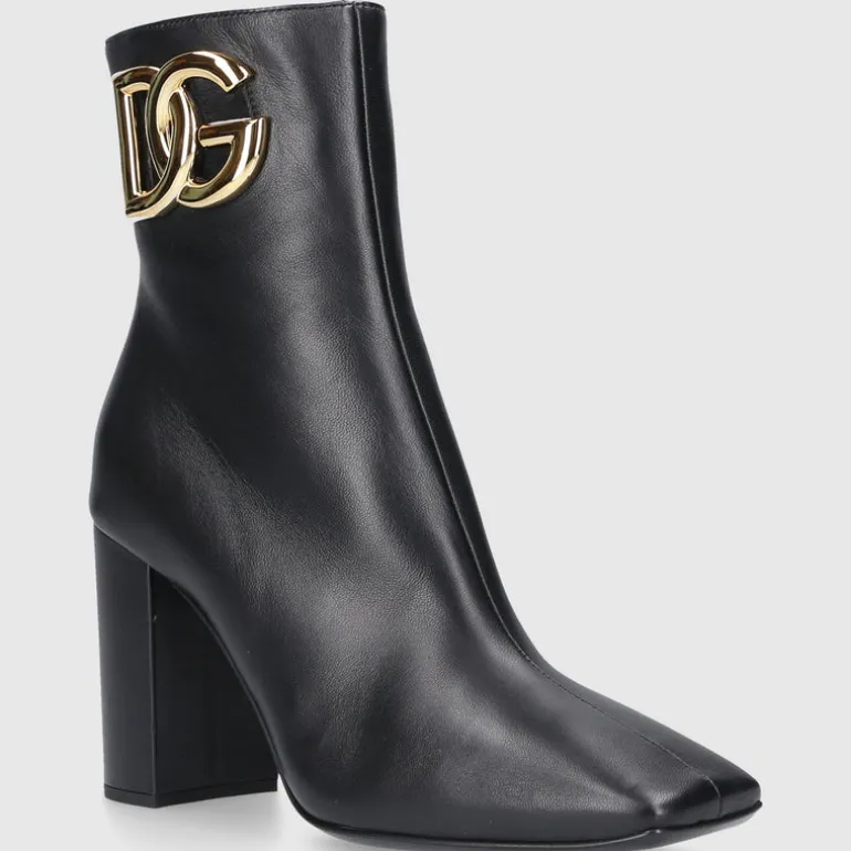 Dolce & Gabbana Damen Klassische Stiefeletten JACKIE Kalbsleder