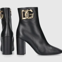 Dolce & Gabbana Damen Klassische Stiefeletten JACKIE Kalbsleder