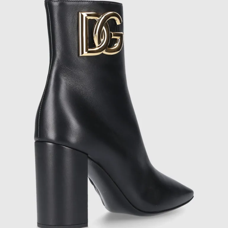 Dolce & Gabbana Damen Klassische Stiefeletten JACKIE Kalbsleder
