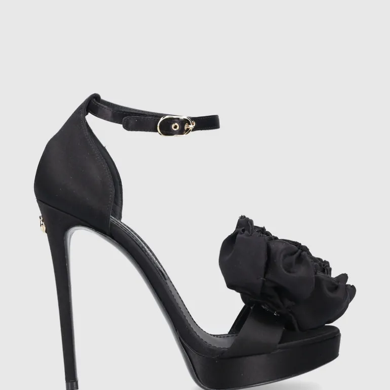 Dolce & Gabbana Damen Riemchensandalen KEIRA Satin