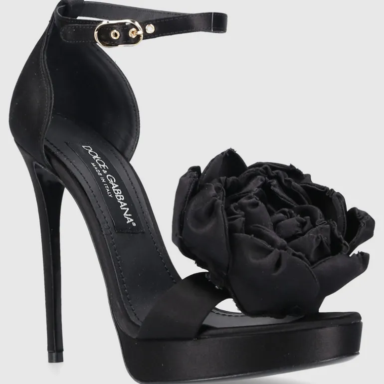 Dolce & Gabbana Damen Riemchensandalen KEIRA Satin