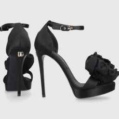 Dolce & Gabbana Damen Riemchensandalen KEIRA Satin