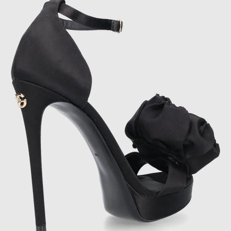 Dolce & Gabbana Damen Riemchensandalen KEIRA Satin