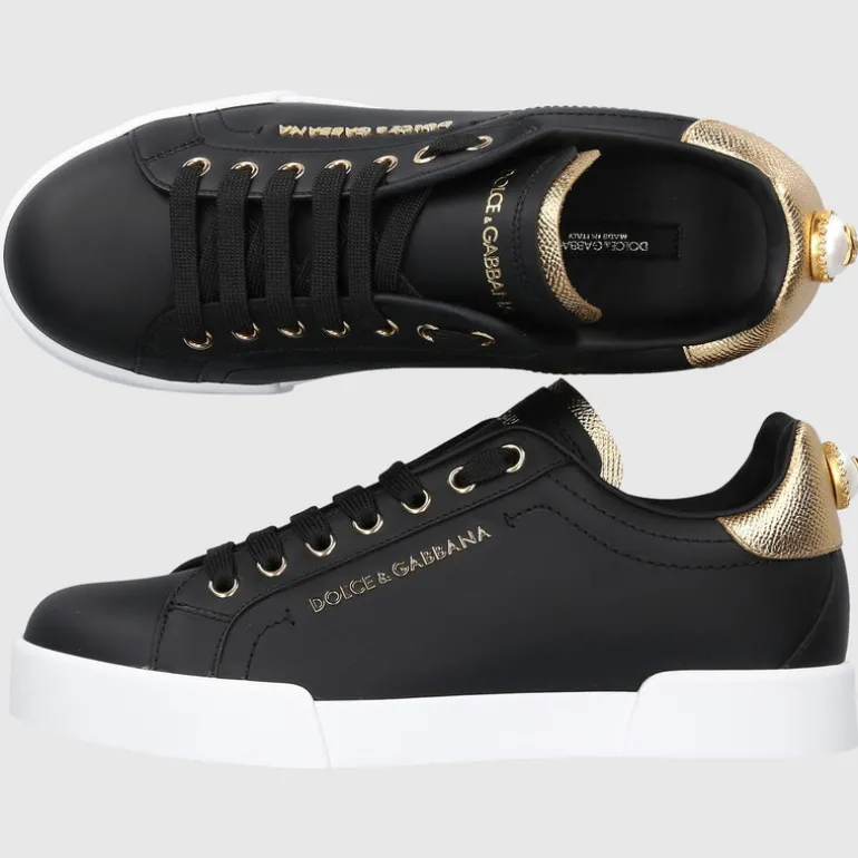 Dolce & Gabbana Damen Sneaker low PORTOFINO Nappaleder