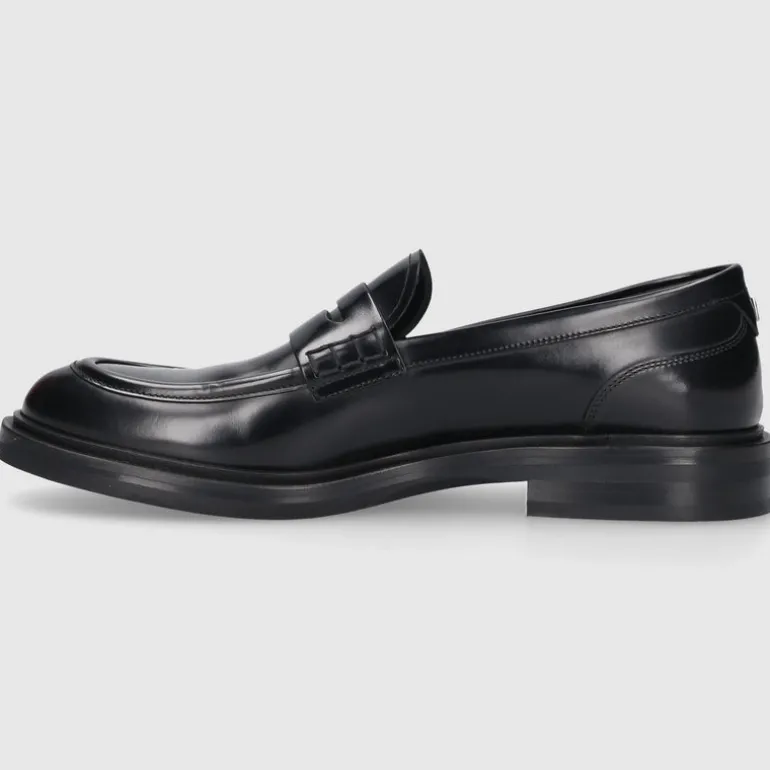 Dolce & Gabbana Herren Loafer MONOGRAMM Kalbsleder schwarz