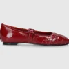 EN AVANT Damen Ballerinas BL2406 Nappalackleder rot