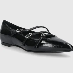 EN AVANT Damen Ballerinas BL2403 Nappalackleder schwarz