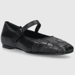 EN AVANT Damen Ballerinas BL2406 Kalbsleder schwarz