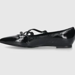 EN AVANT Damen Ballerinas BL2403 Nappalackleder schwarz