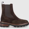 EN AVANT Damen Chelsea Boots 446-24 Veloursleder