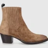 EN AVANT Damen Chelsea Boots 702-01 Veloursleder