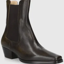 EN AVANT Damen Chelsea Boot BT1695 Kalbsleder grün