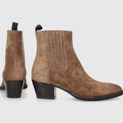EN AVANT Damen Chelsea Boots 702-01 Veloursleder