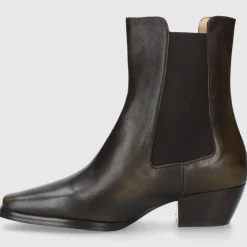 EN AVANT Damen Chelsea Boot BT1695 Kalbsleder grün
