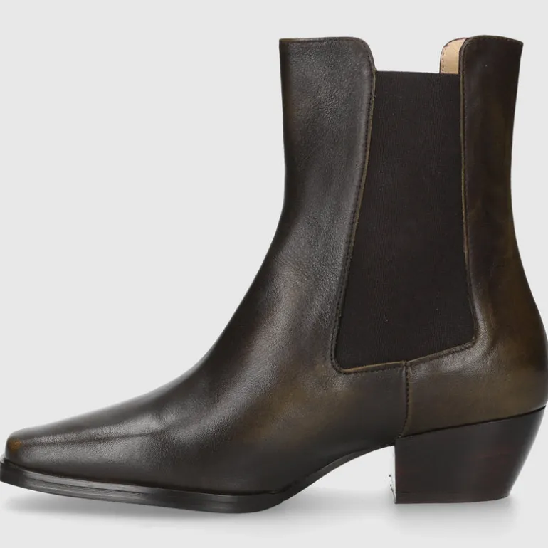 EN AVANT Damen Chelsea Boot BT1695 Kalbsleder grün